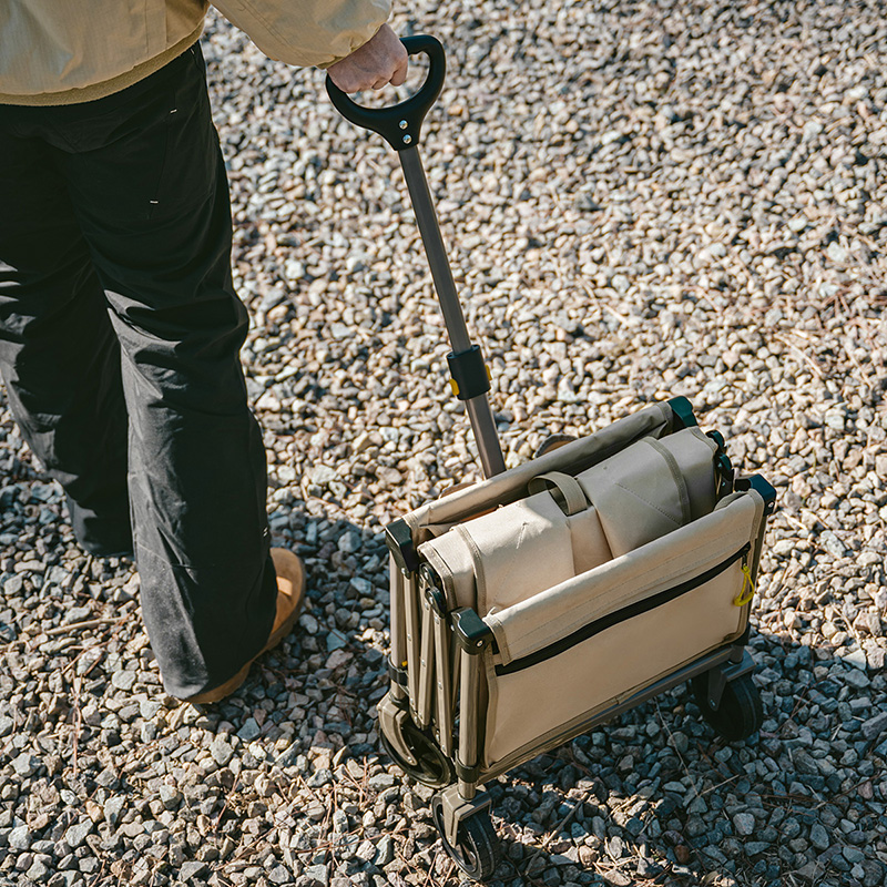 Naturehike skládací přepravní vozík (70L) odlehčený - 5,7 kg - šedý